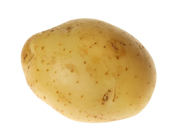 Fresh Raw Organic Potato Isolated White — Stock Photo, Image