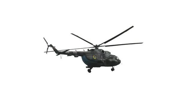 Army Helicopter Isolated White Military Machinery — Stock Photo, Image