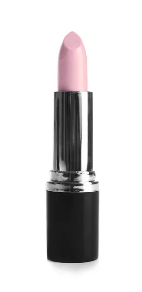 Rouge Lèvres Rose Sur Fond Blanc Produit Maquillage Professionnel — Photo