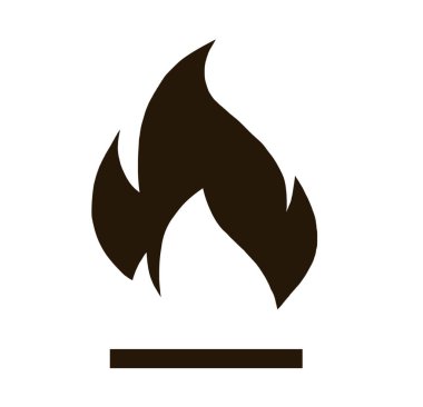 Beyaz arkaplanda ambalaj sembolü tasviri 