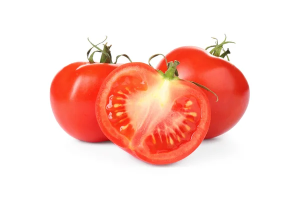 기름기많고 토마토를 놓는다 — 스톡 사진