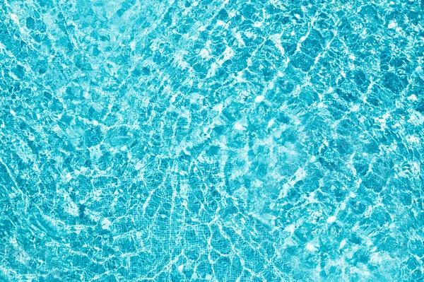 Schwimmbad Mit Sauberem Wasser Als Hintergrund Sommerferien — Stockfoto