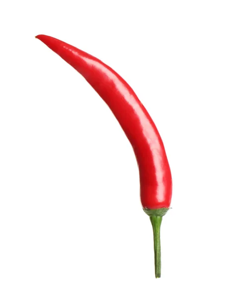 Red Hot Chili Pepper Isolated White — Stock Photo, Image