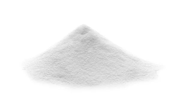Pilha Bicarbonato Sódio Isolado Branco — Fotografia de Stock