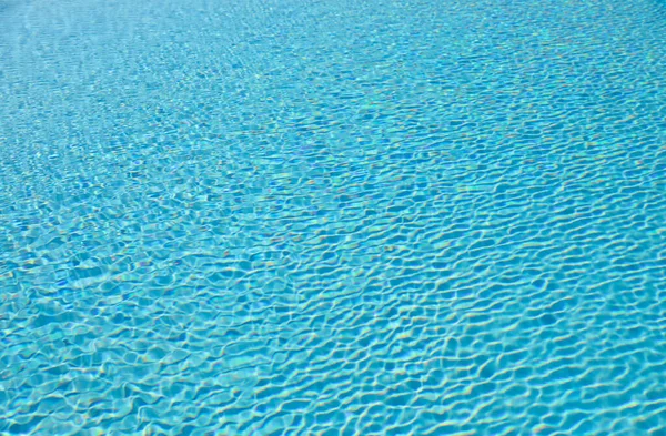 Schwimmbad Mit Klarem Blauem Wasser Als Hintergrund Sommerferien — Stockfoto