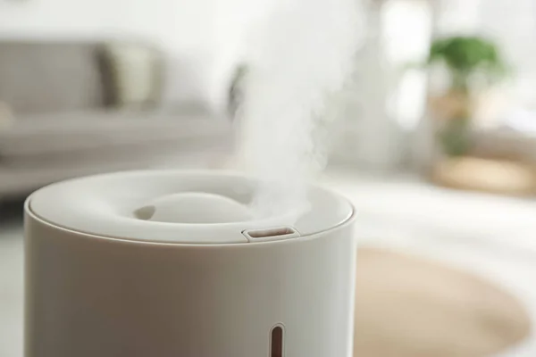 Moderno Humidificador Interior Vista Primer Plano Aparato Doméstico — Foto de Stock