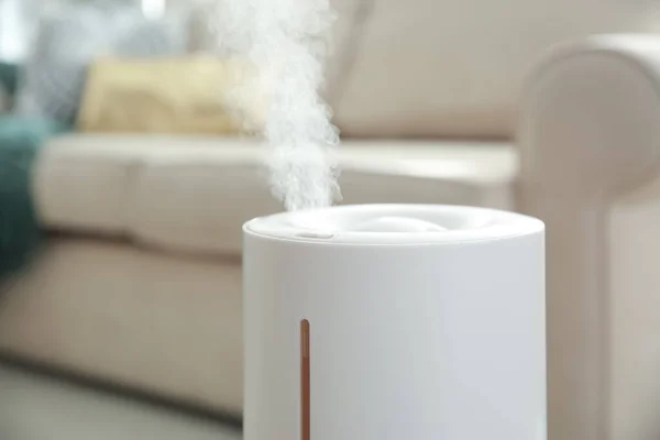 Modern Air Humidifier Home Closeup View — Stock Photo, Image