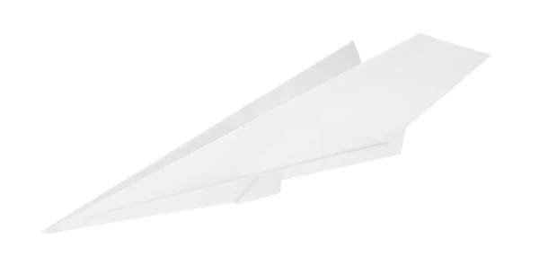 Kağıt Uçak Beyazda Izole Edilmiş Yaratıcı Fikir — Stok fotoğraf