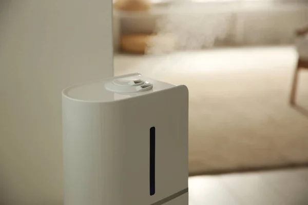 Humidificador Moderno Habitación Espacio Para Texto — Foto de Stock