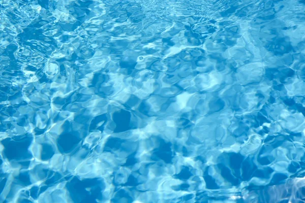 Textura Água Azul Piscina Como Fundo Close — Fotografia de Stock