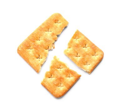 Kırık, çıtır çıtır kraker.