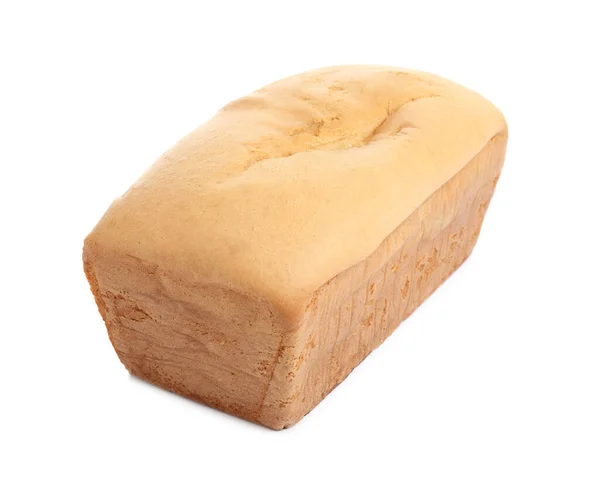 Smaczny Gruszkowy Chleb Izolowany Biało Domowej Roboty Ciasto — Zdjęcie stockowe