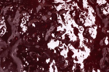 Tatlı böğürtlen reçeli arka plan olarak, yakın görünüm