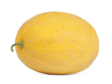 Lezzetli olgun kavun beyaza izole edilmiş.