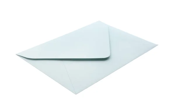 纸信封在白色上隔离 邮件服务 — 图库照片