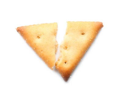 Kırık, çıtır çıtır kraker.