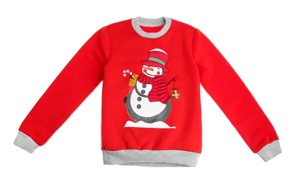 크리스마스 스웨터와 사람이 위에서 떨어져 — 스톡 사진
