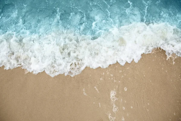 沙滩上的海潮美景 — 图库照片