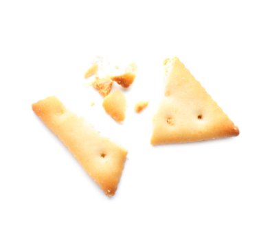 Kırık, çıtır çıtır kraker.