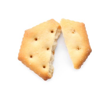 Kırık, çıtır çıtır kraker.