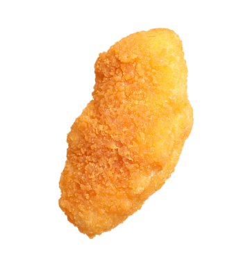 Lezzetli kızarmış tavuk nugget beyaz üzerine izole