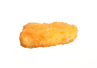 Lezzetli kızarmış tavuk nugget beyaz üzerine izole