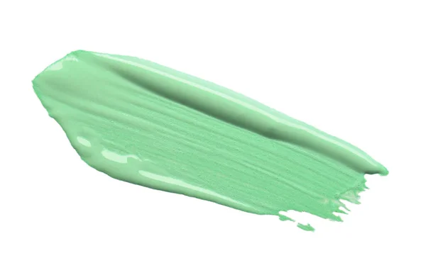 Carrera Corrector Color Verde Corrector Aislado Blanco — Foto de Stock