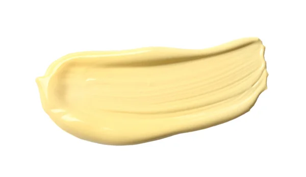 Beyaz Renkte Izole Edilmiş Sarı Renk Düzeltme Dokunuşu — Stok fotoğraf