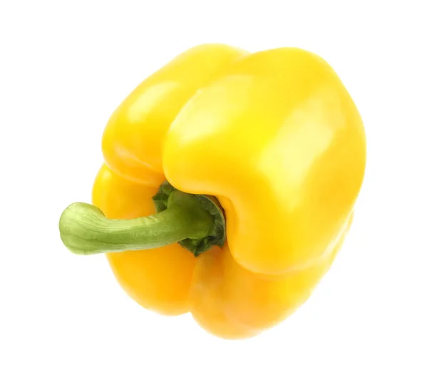 在白色上分离的成熟黄椒 — 图库照片