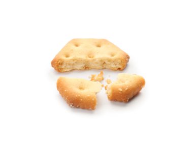 Kırık, çıtır çıtır kraker.