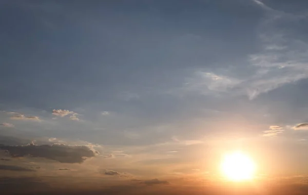 Vista Pitoresca Belo Céu Manhã Nascer Sol Natural — Fotografia de Stock
