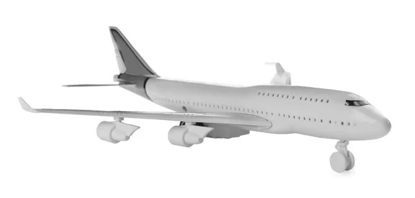 Toy Airplane Isolated White Travel Concept — Stock Photo, Image