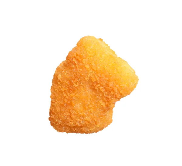 Nugget Frango Frito Delicioso Isolado Branco — Fotografia de Stock