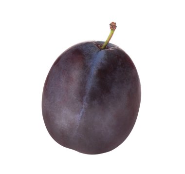 Lezzetli taze erik beyazda izole edilmiş.