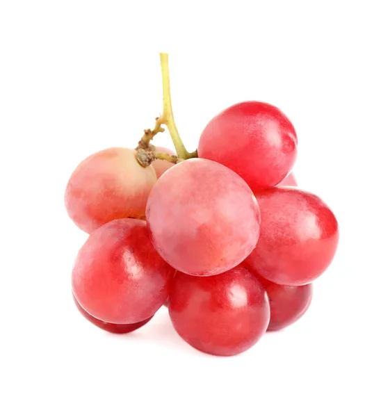 Beyaz Üzerine Izole Edilmiş Kırmızı Üzümler — Stok fotoğraf
