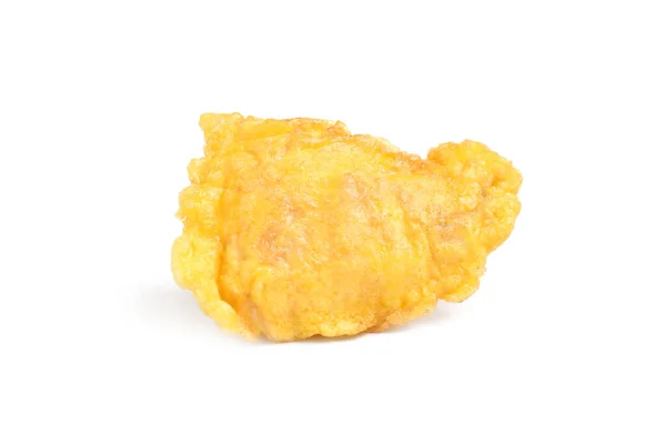 Tasty Deep Fried Chicken Piece Isolated White — Stock Photo, Image