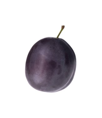 Lezzetli taze erik beyazda izole edilmiş.