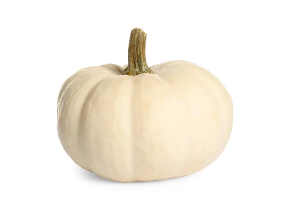 Hermosa Pequeña Calabaza Madura Aislada Blanco — Foto de Stock