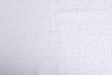 Arka plan olarak beyaz havlu, üst görünüm