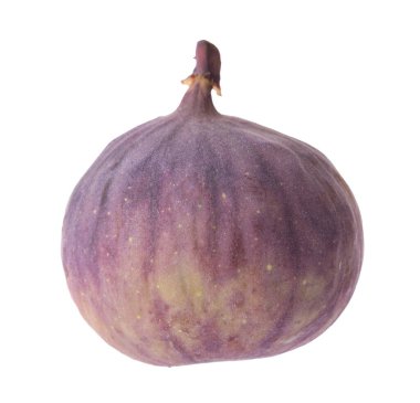 Olgun bir incir bembeyaz.