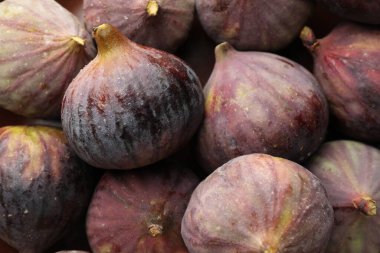 arka plan, üstten görünüm olarak taze olgun incir