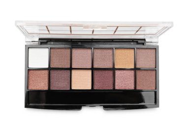 Güzel bir göz farı paleti, beyaz, üst manzara