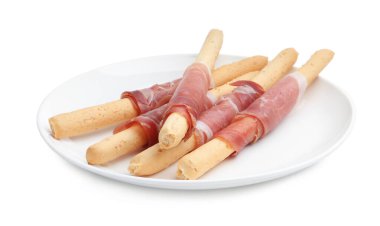 Lezzetli Grissini çubukları.