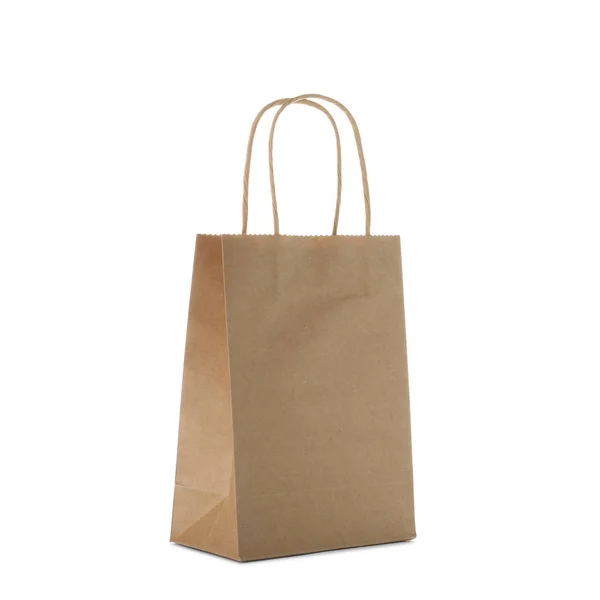 Download Mockup Of Paper Shopping Bag On White Background Blank Surprise Stock Photo 204012902