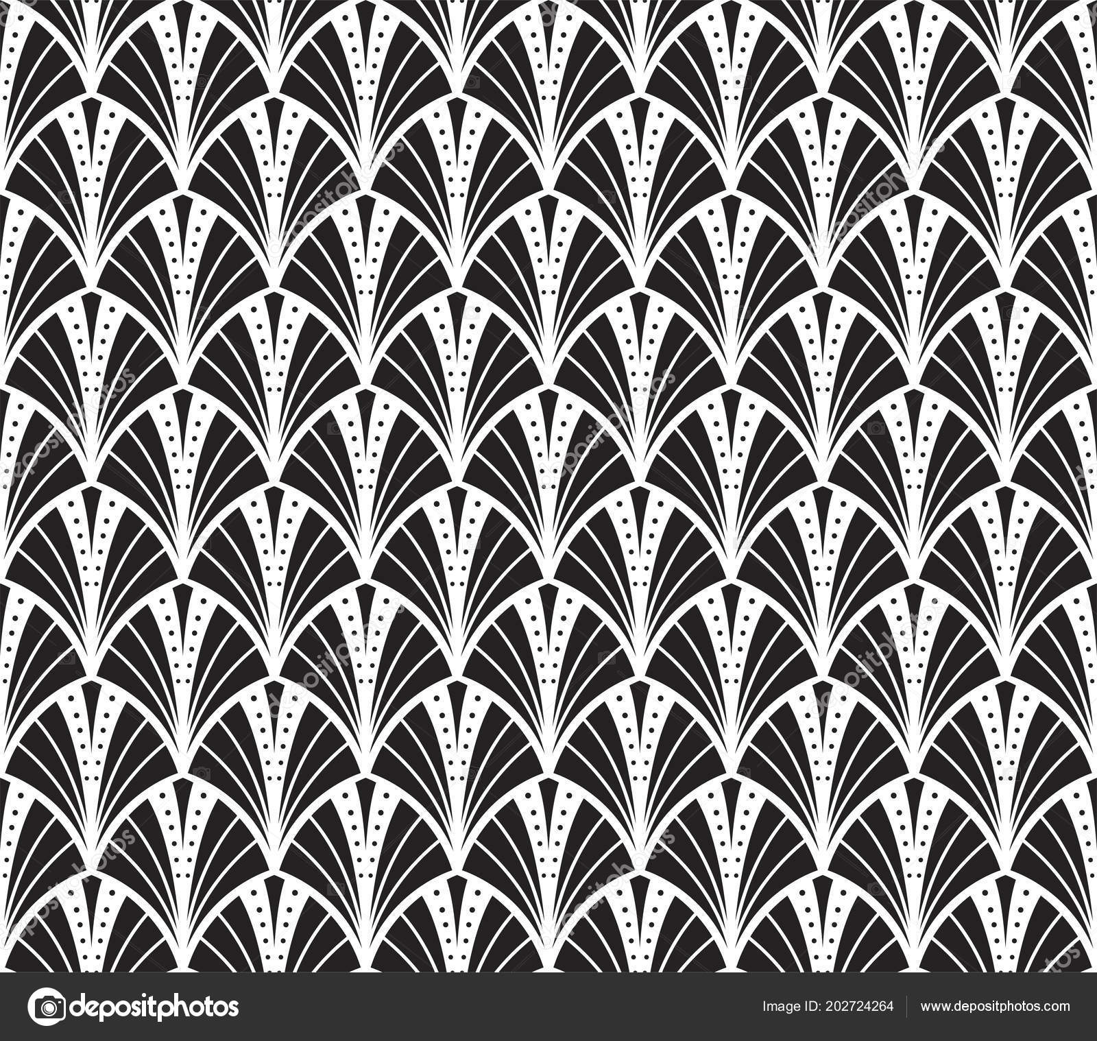 Seamless Texture Art Deco Wallpaper