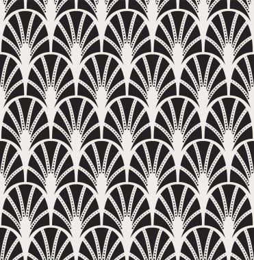 Klasik Art Deco Kusursuz Şablon. Geometrik stil dokusu. Soyut Retro Vektör Dokusu.