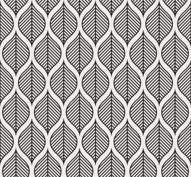 Geometrik çiçek vektör seamless modeli. Soyut vektör doku. Art Deco bırakıyor arka plan.