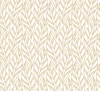 Geometrik yaprakları Dikişsiz desen vektör. Soyut vektör doku. Yaprak arka plan.