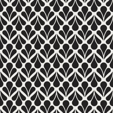 Vektör süs Seamless modeli. Geometrik çiçek şık doku. Soyut Retro kiremit doku.