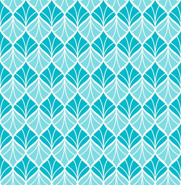 Nahtloses Blaues Art Déco Muster Stilvoller Antiker Hintergrund — Stockvektor